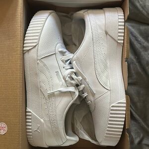 Puma Classic White Trainers